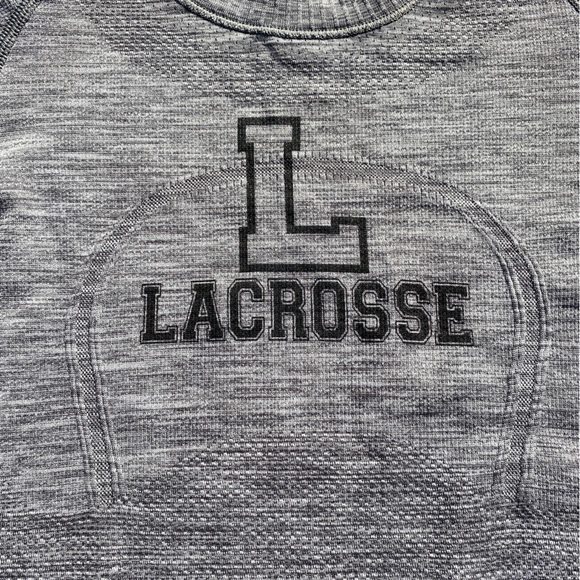 Lululemon Swiftly Tech Short Sleeve Crew heathered grey lacrosse 2 - Picture 2 of 5